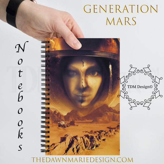 Generation Mars - dotted page notebook.