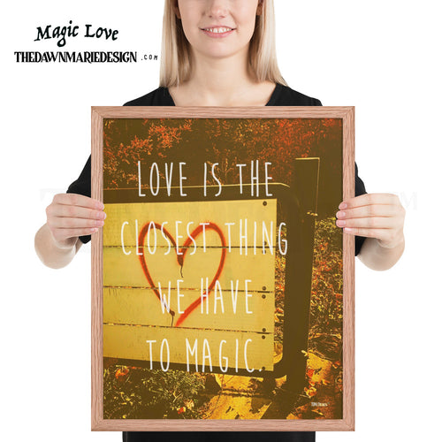 Magic Love - framed.