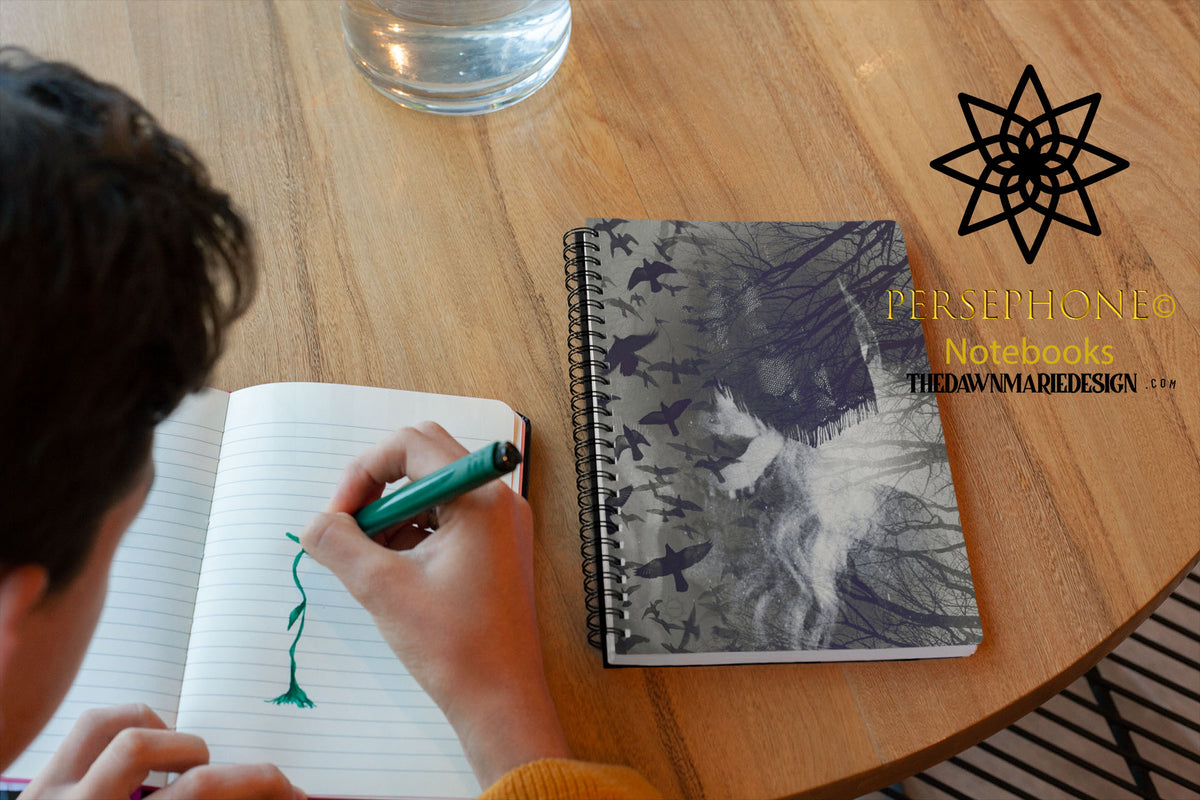 Persephone - dotted page notebook. – TDM Design