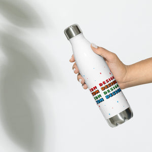 Retro TDM Design - Stainless Steel Water Bottle.